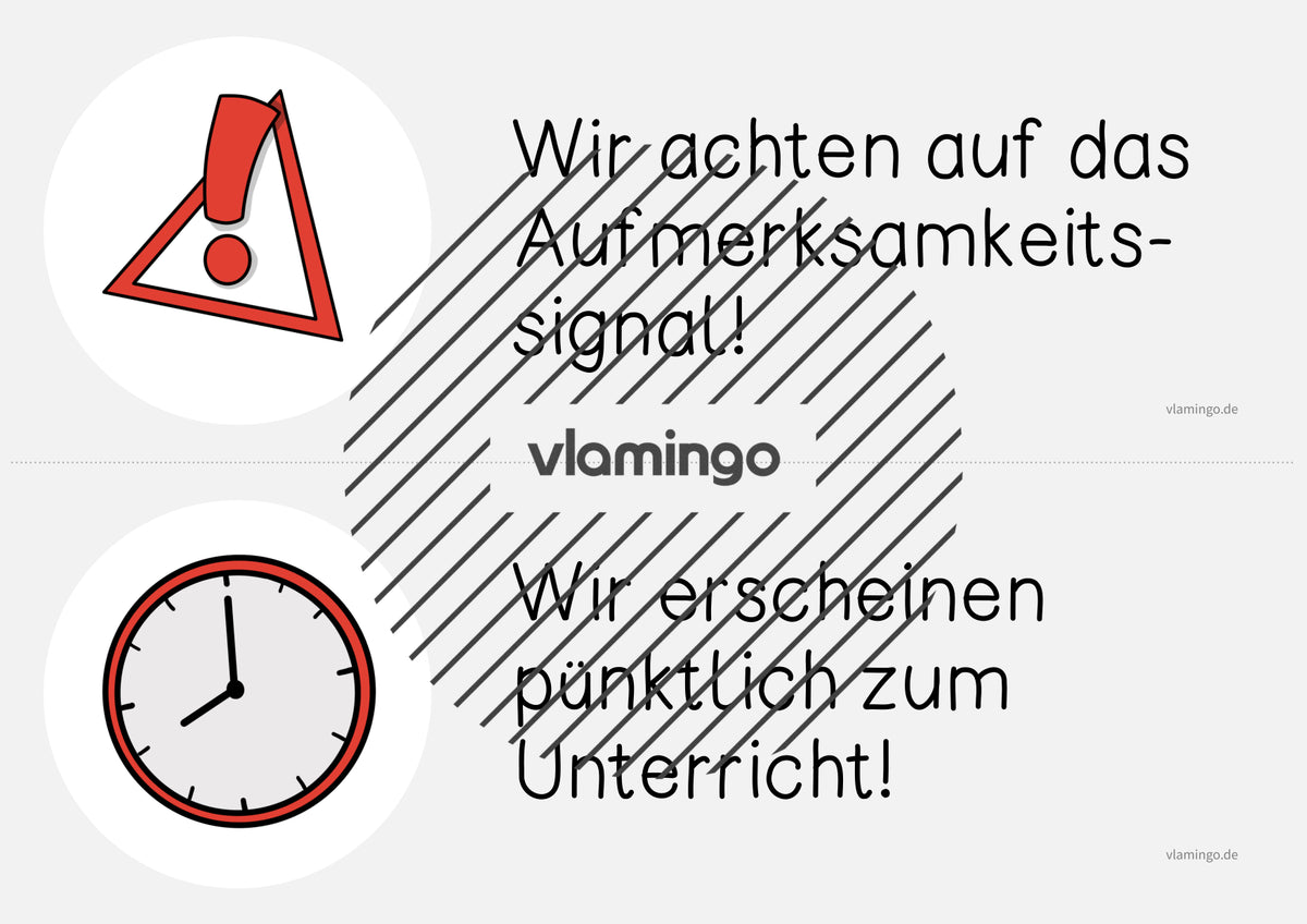 Klassenregeln: 25+ Bildkarten für den Unterricht