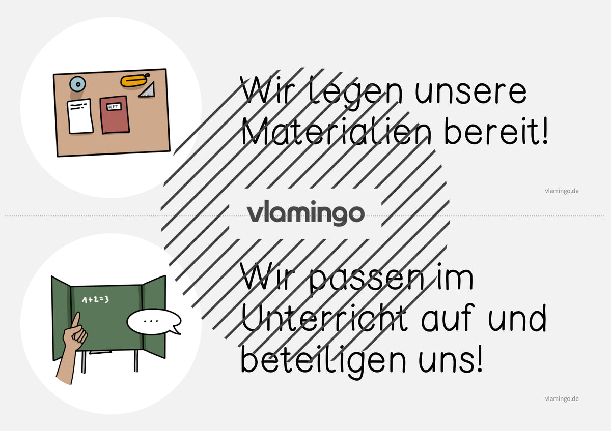Klassenregeln: 25+ Bildkarten für den Unterricht
