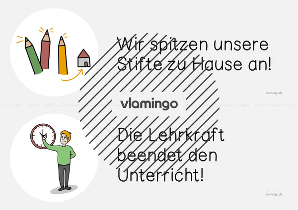 Klassenregeln: 25+ Bildkarten für den Unterricht