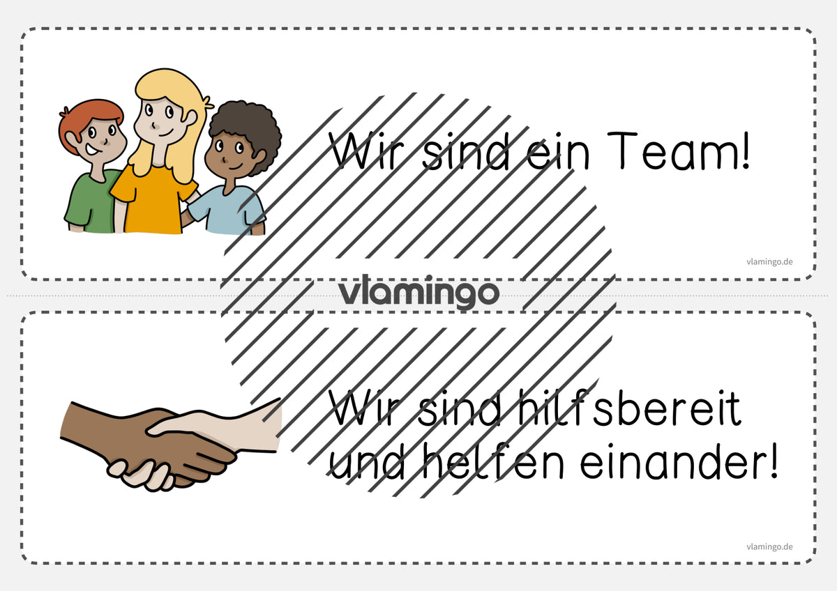Klassenregeln: 25+ Bildkarten für den Unterricht