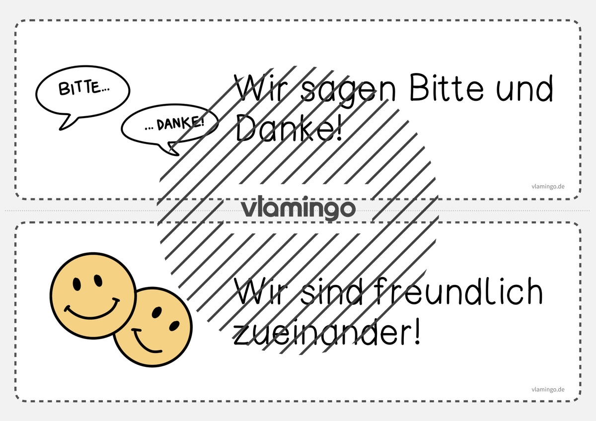 Klassenregeln: 25+ Bildkarten für den Unterricht
