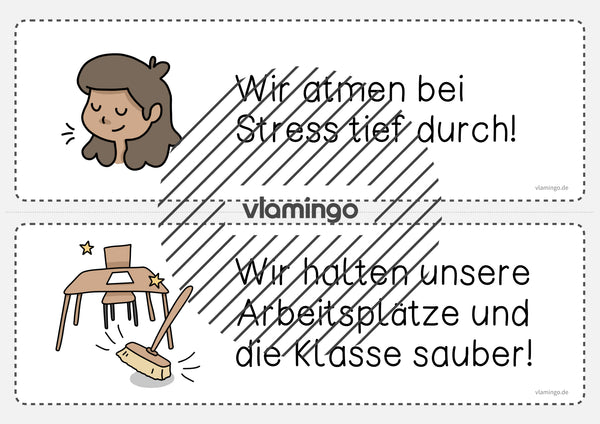 Klassenregeln: 25+ Bildkarten für den Unterricht