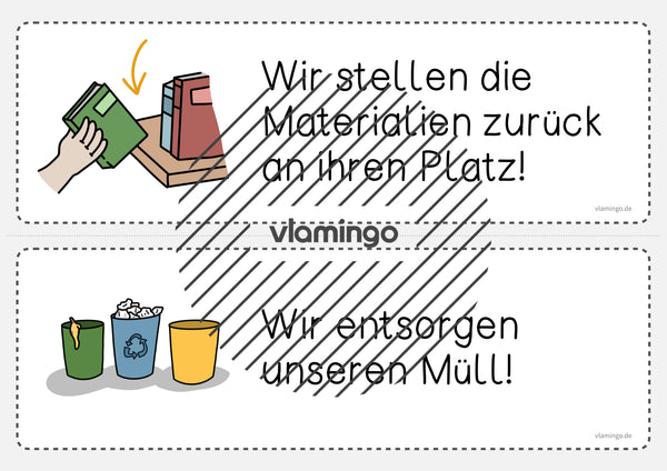Klassenregeln: 25+ Bildkarten für den Unterricht