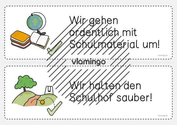 Klassenregeln: 25+ Bildkarten für den Unterricht