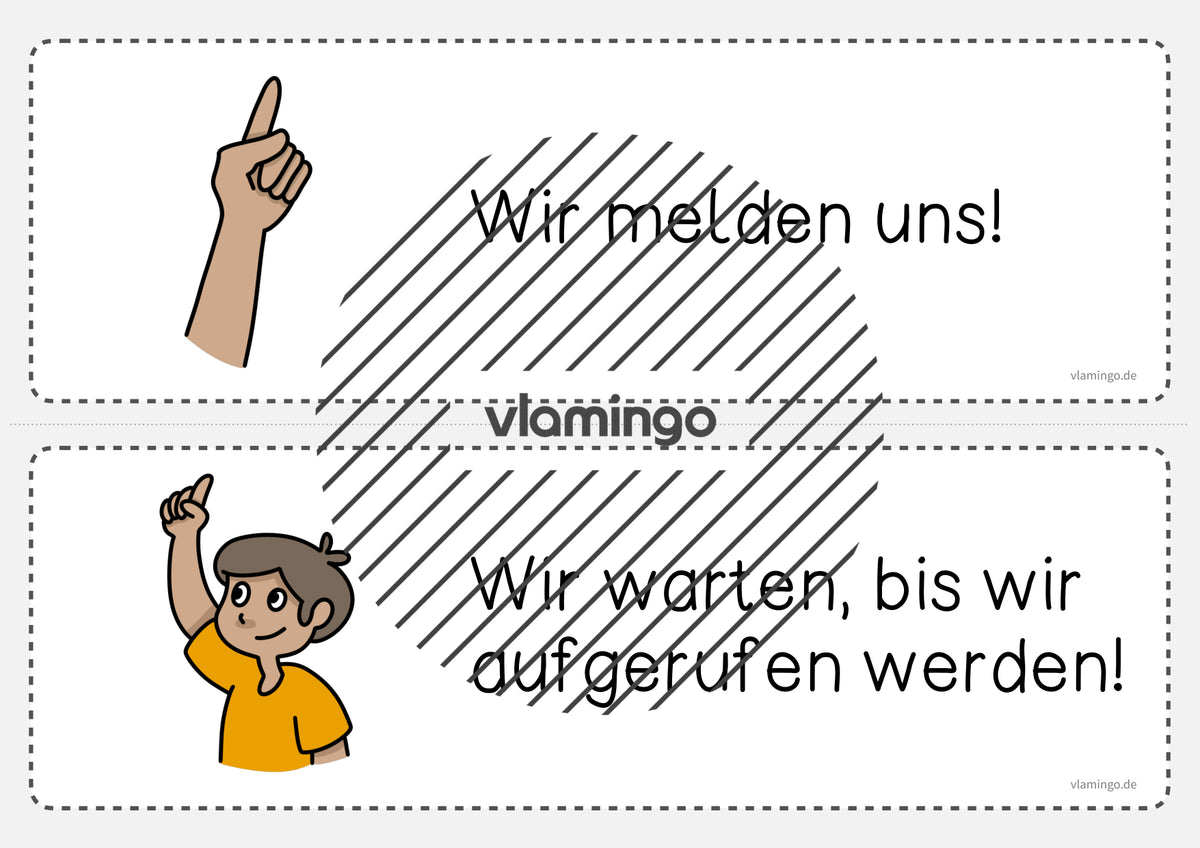 Klassenregeln: 25+ Bildkarten für den Unterricht
