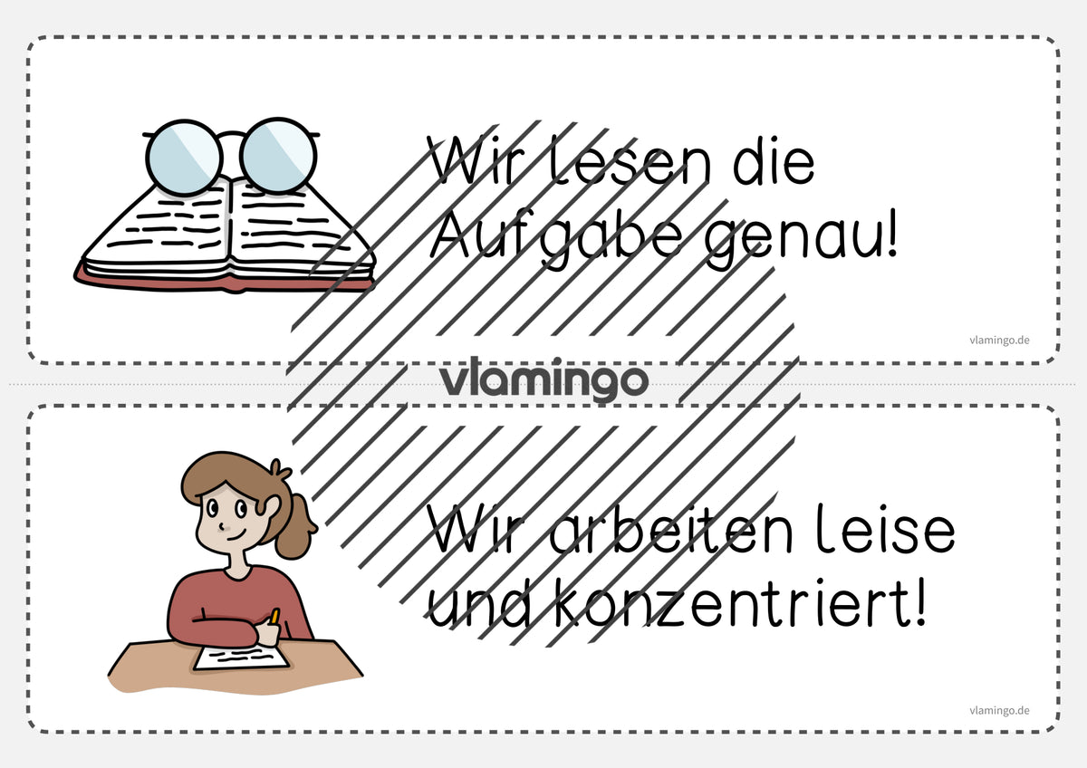 Klassenregeln: 25+ Bildkarten für den Unterricht