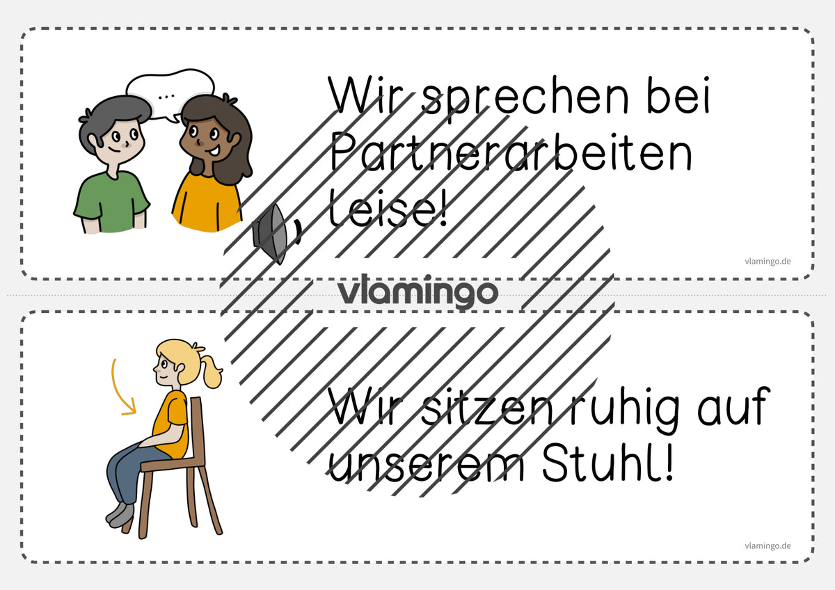 Klassenregeln: 25+ Bildkarten für den Unterricht