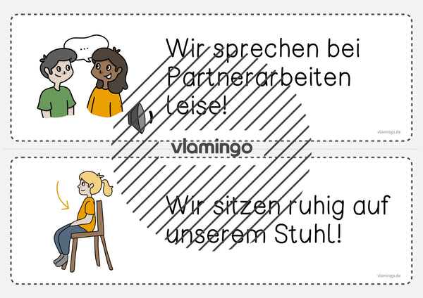 Klassenregeln: 25+ Bildkarten für den Unterricht