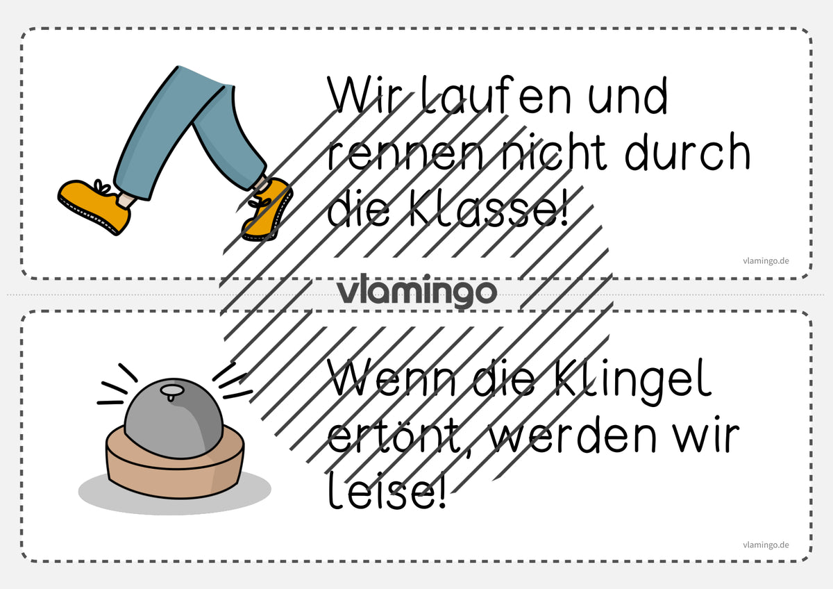 Klassenregeln: 25+ Bildkarten für den Unterricht