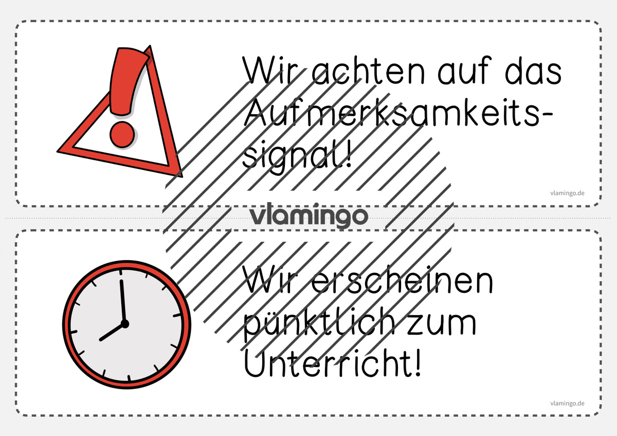 Klassenregeln: 25+ Bildkarten für den Unterricht