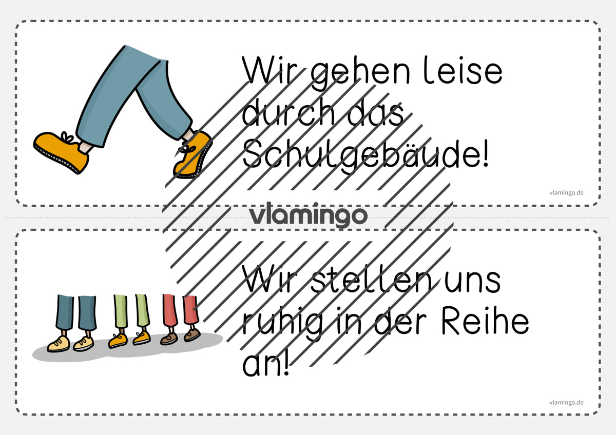 Klassenregeln: 25+ Bildkarten für den Unterricht