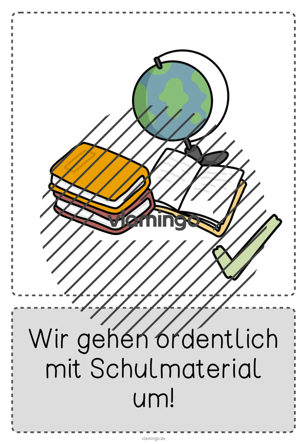 Klassenregeln: 25+ Bildkarten für den Unterricht