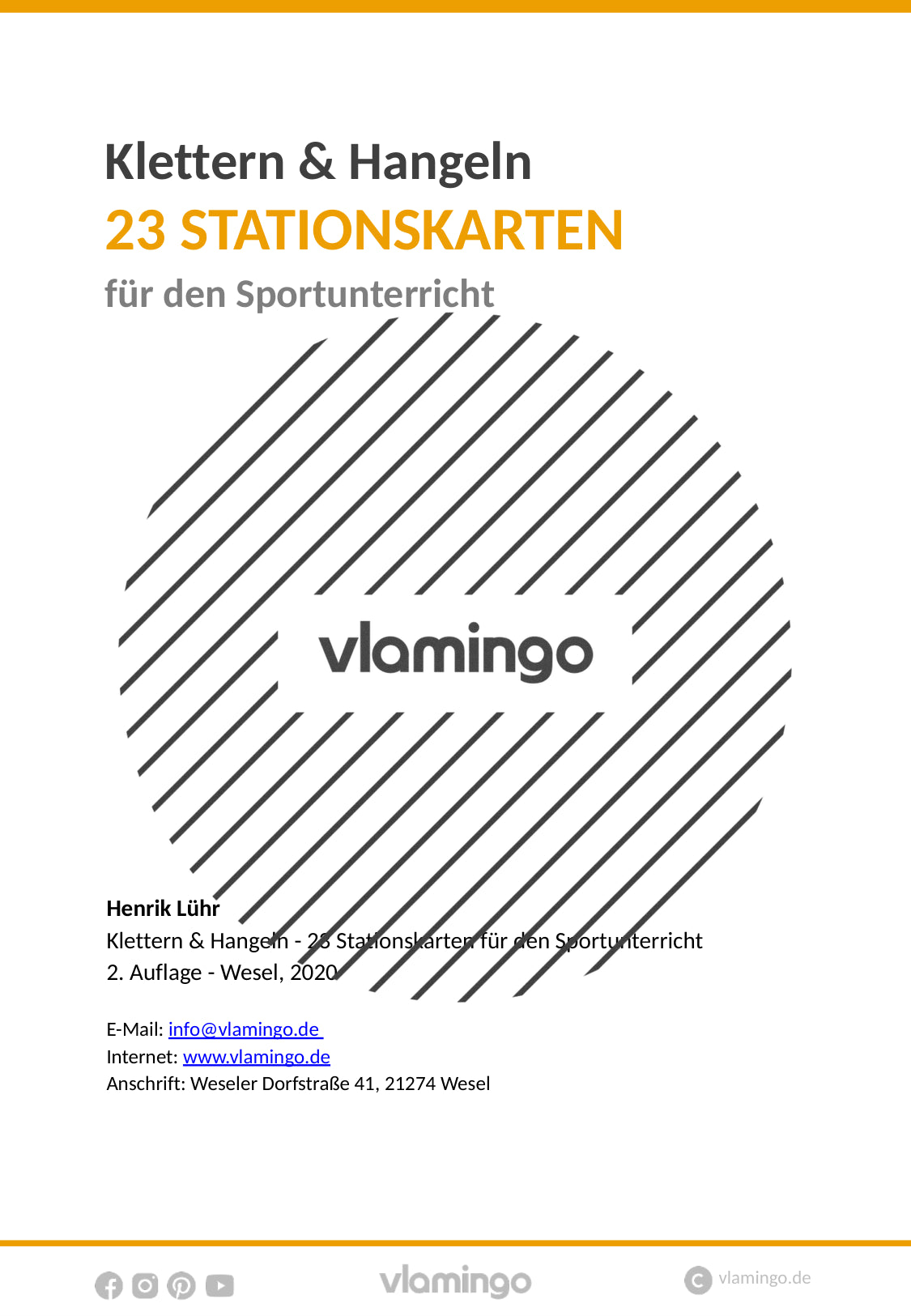 Klettern & Hangeln: 23 Stationskarten für den Sportunterricht