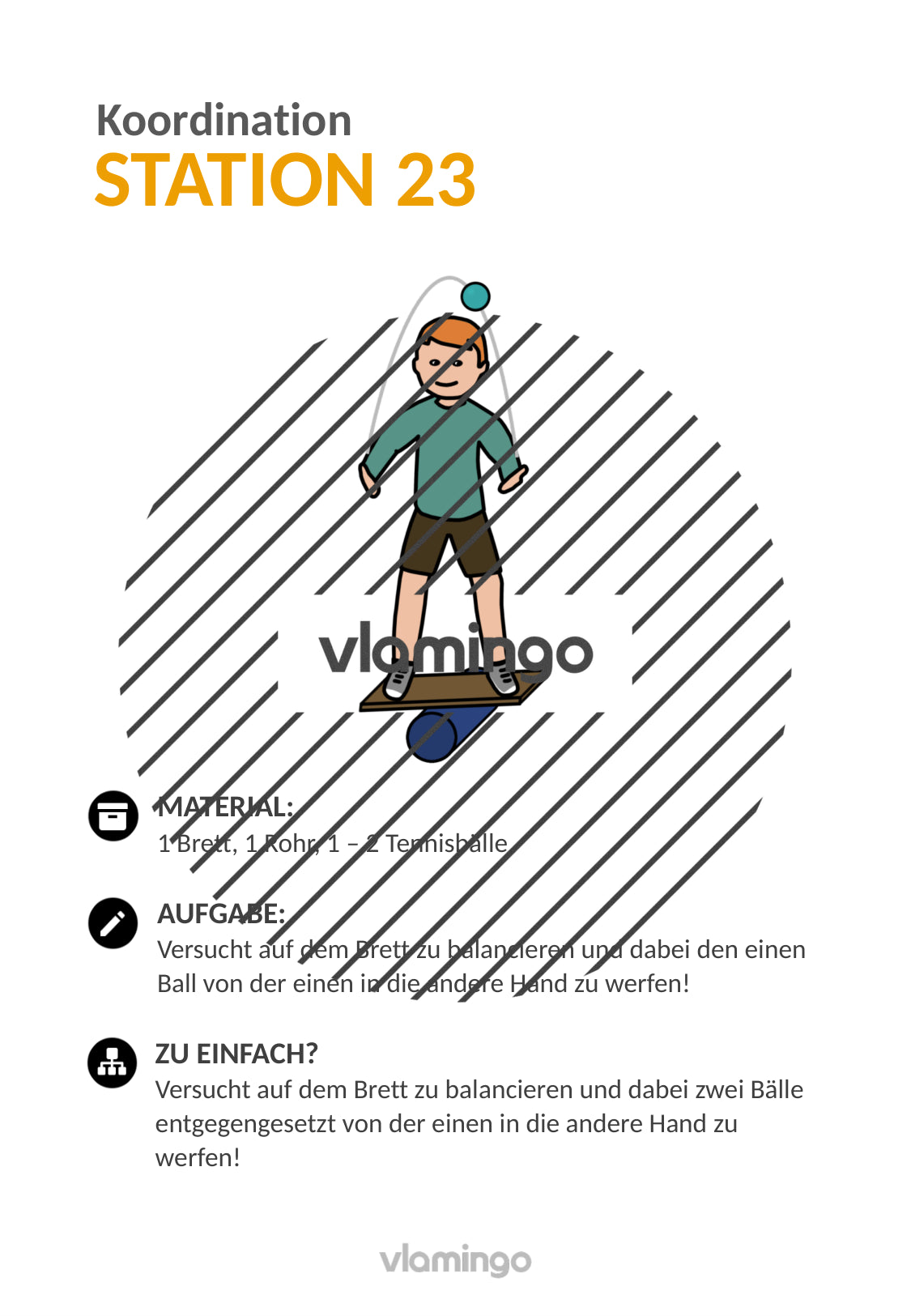 Koordination - 36 Übungskarten für den Sportunterricht