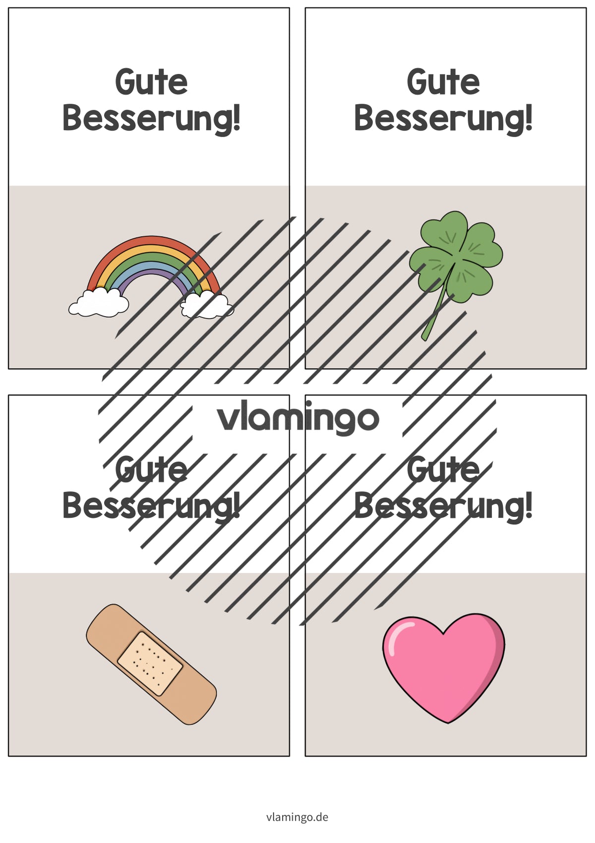 Krankenmappe: Deckblätter & Vorlage für die Krankenpost