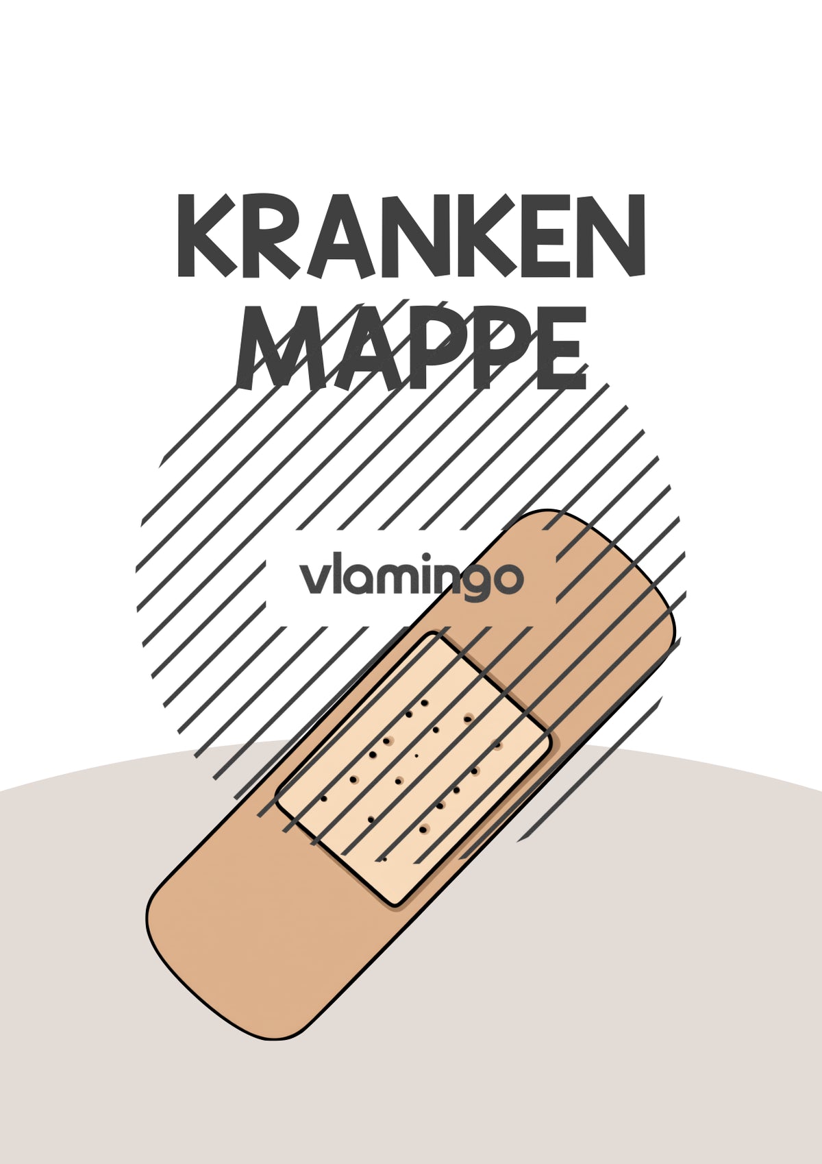 Krankenmappe: Deckblätter & Vorlage für die Krankenpost