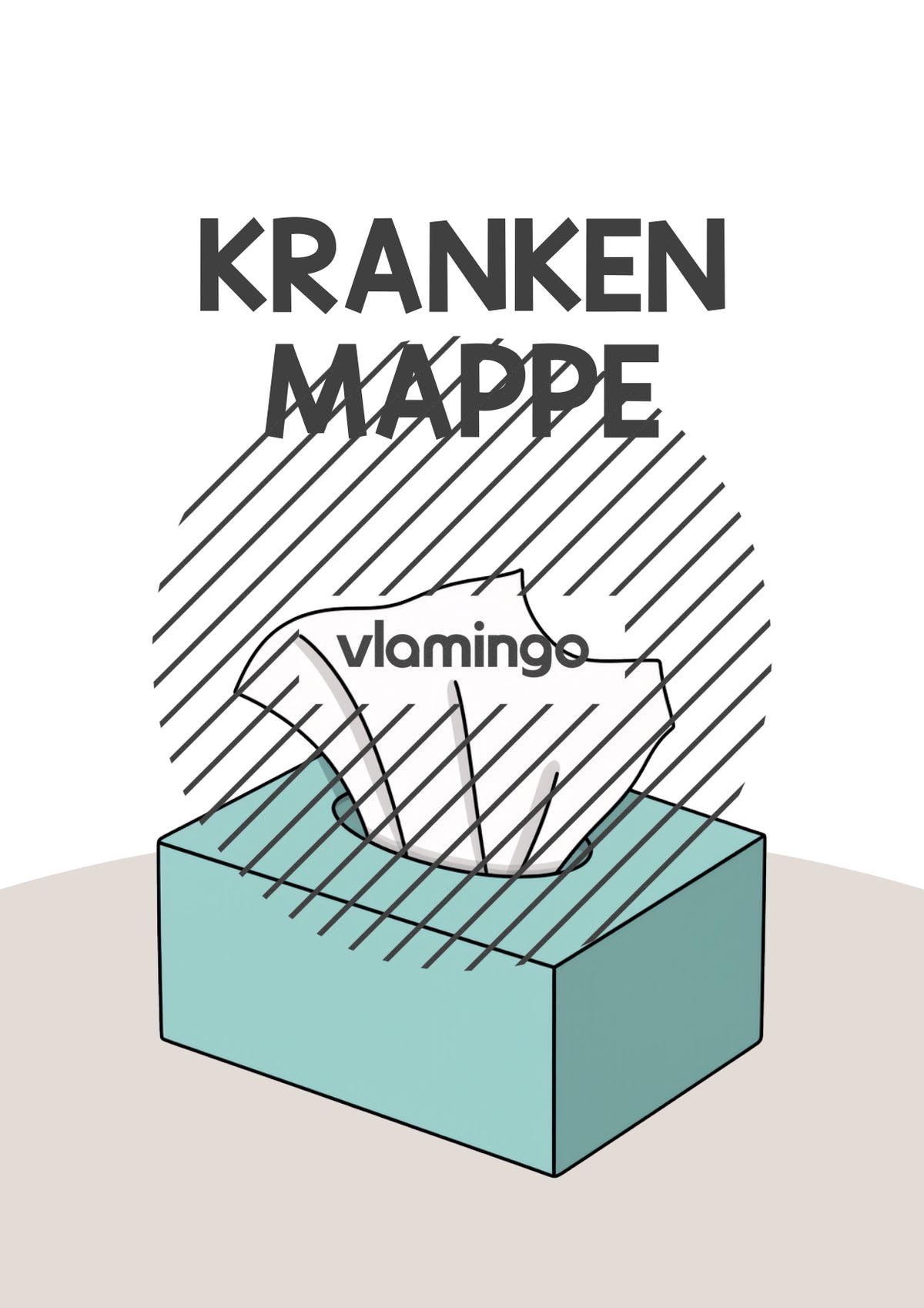 Krankenmappe: Deckblätter & Vorlage für die Krankenpost