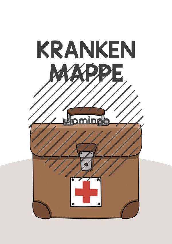 Carpeta de bajas médicas: hojas de portada y plantilla para el correo de bajas médicas