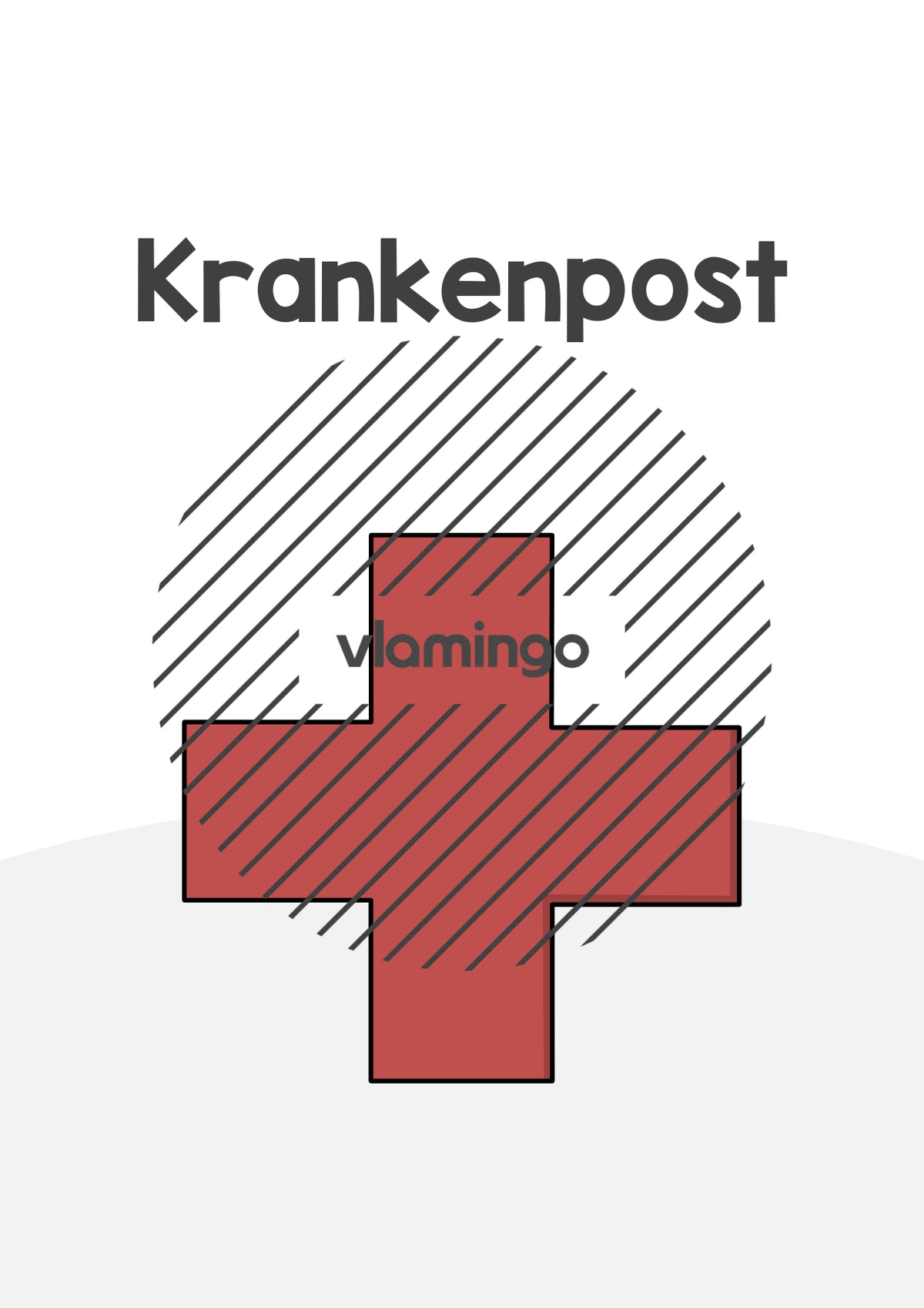 Krankenmappe: Deckblätter & Vorlage für die Krankenpost