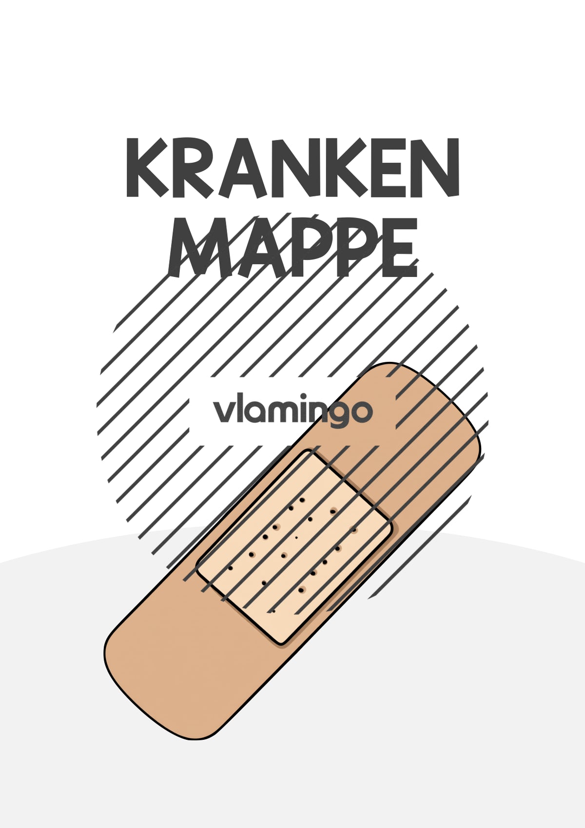 Krankenmappe: Deckblätter & Vorlage für die Krankenpost