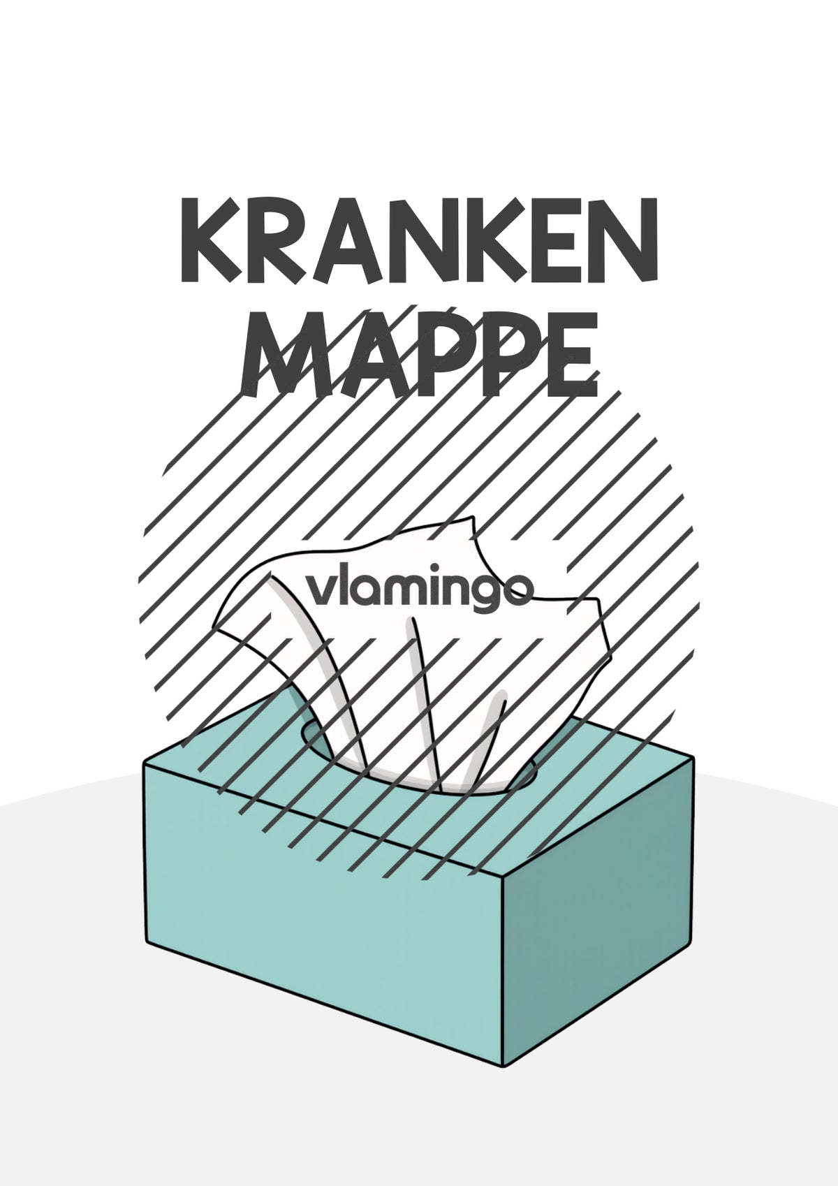 Krankenmappe: Deckblätter & Vorlage für die Krankenpost