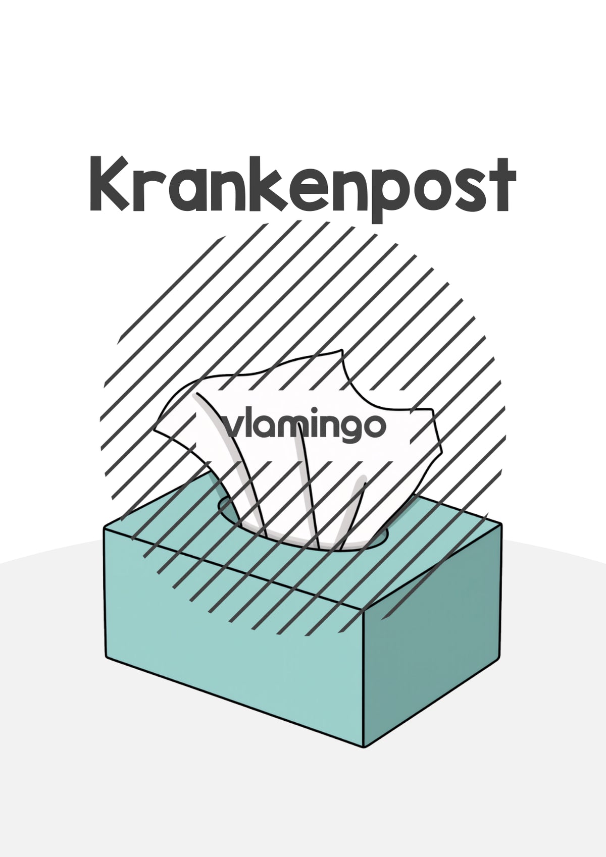 Krankenmappe: Deckblätter & Vorlage für die Krankenpost