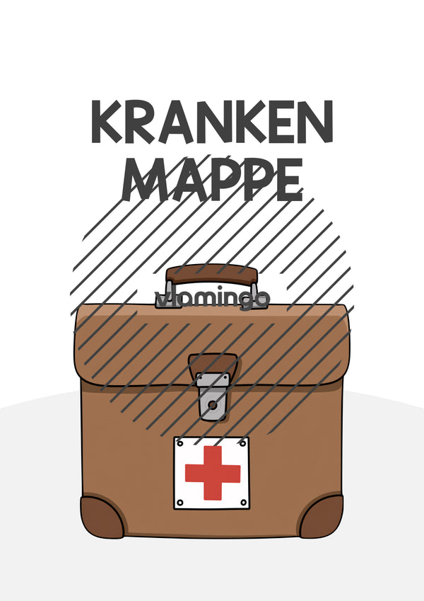 Carpeta de bajas médicas: hojas de portada y plantilla para el correo de bajas médicas