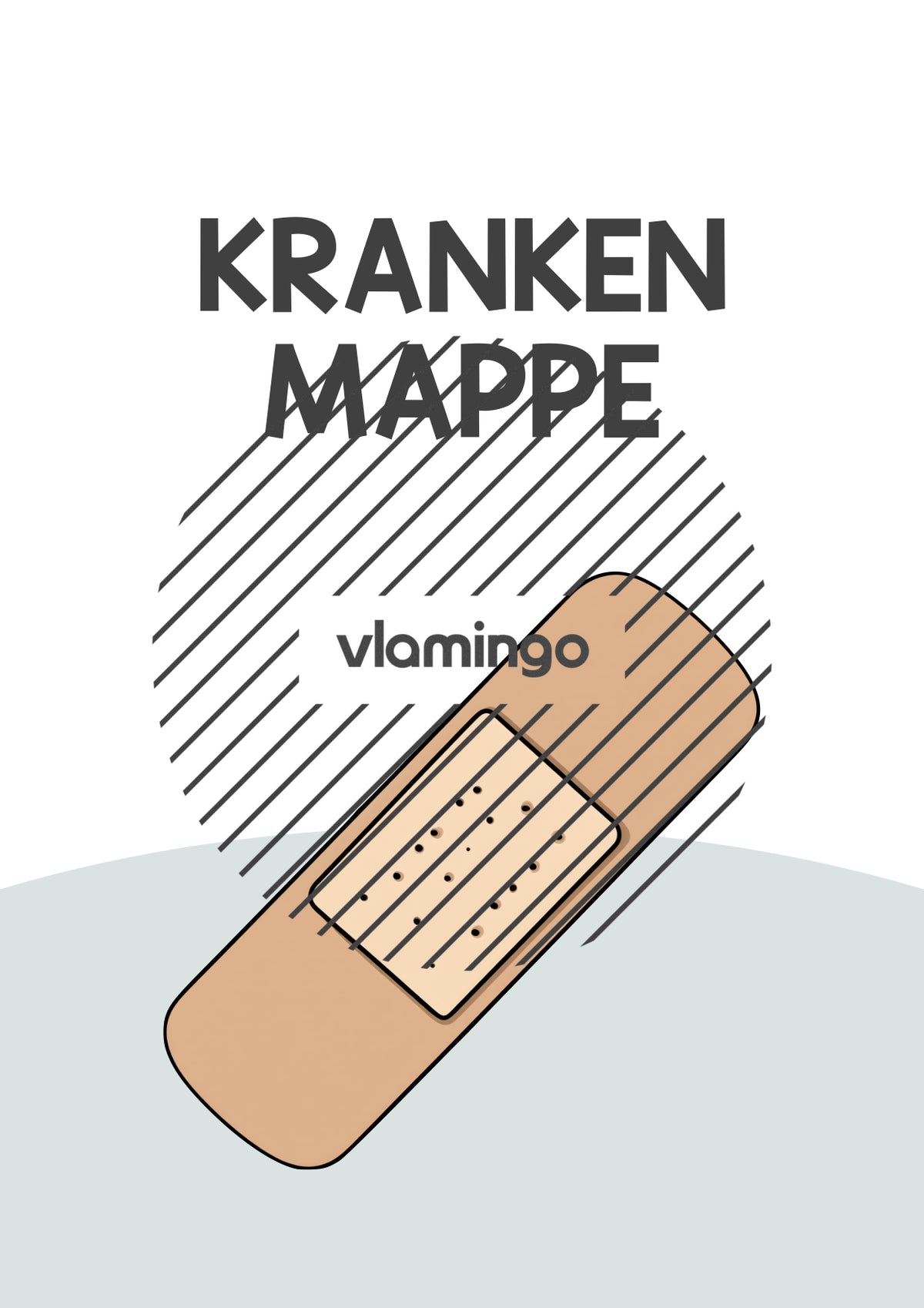 Krankenmappe: Deckblätter & Vorlage für die Krankenpost