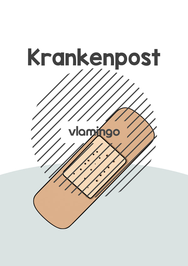 Carpeta de bajas médicas: hojas de portada y plantilla para el correo de bajas médicas