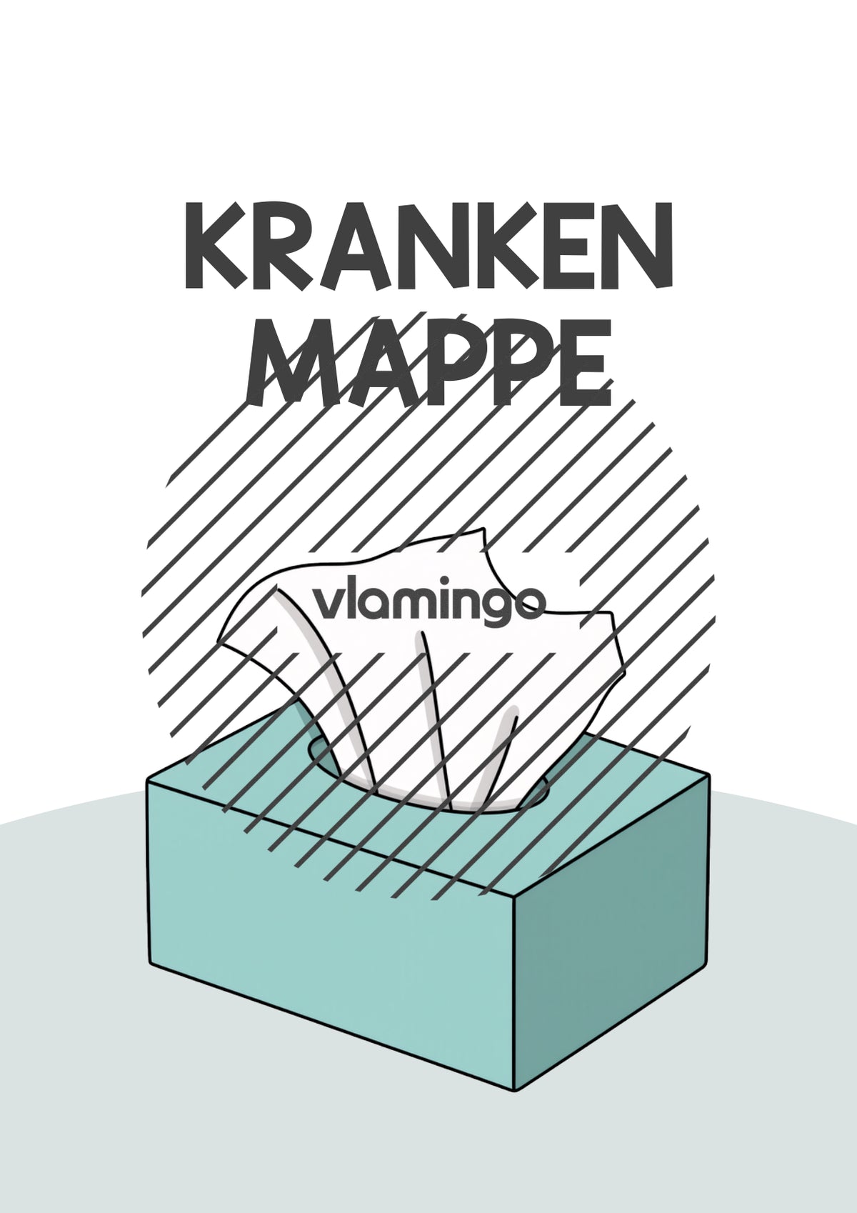 Krankenmappe: Deckblätter & Vorlage für die Krankenpost