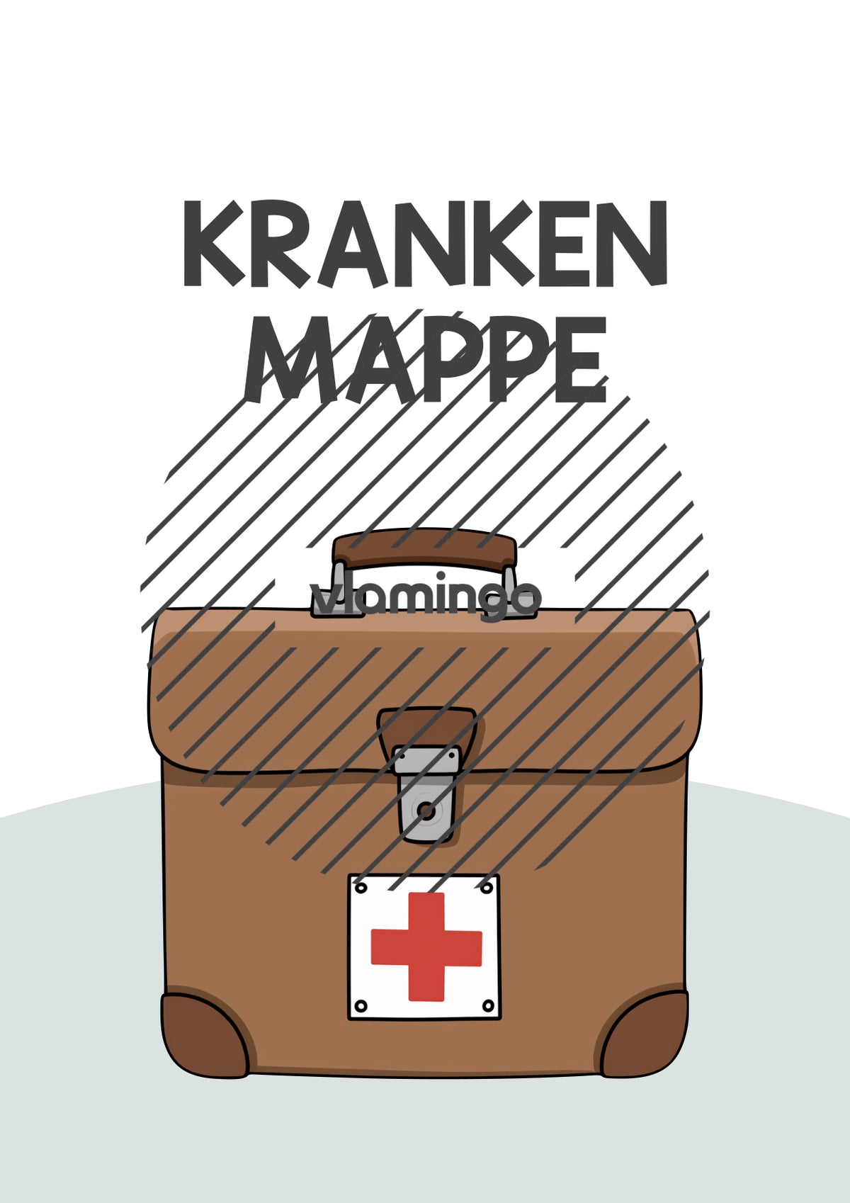 Krankenmappe: Deckblätter & Vorlage für die Krankenpost