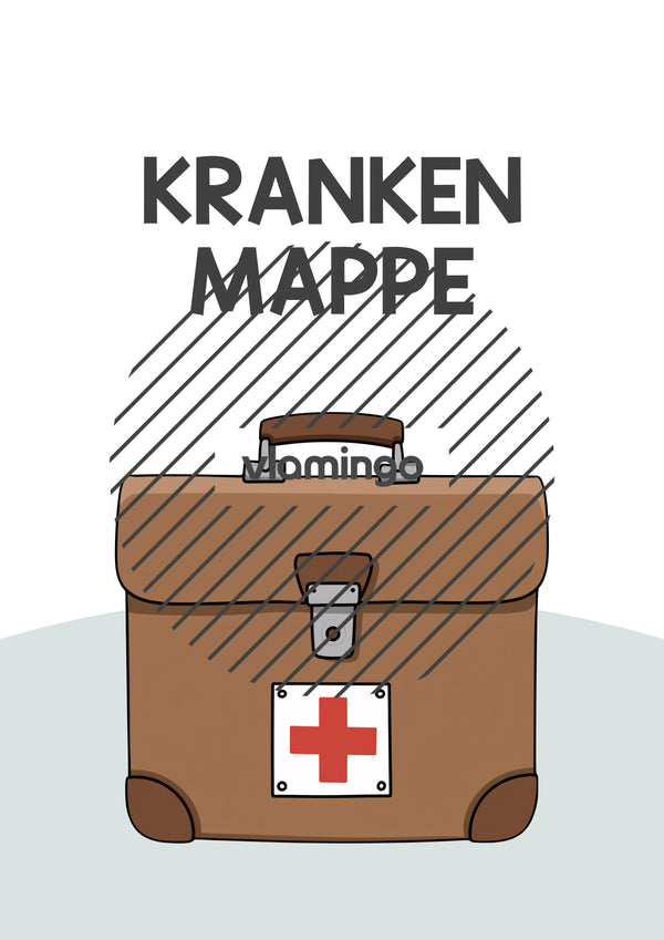 Carpeta de bajas médicas: hojas de portada y plantilla para el correo de bajas médicas