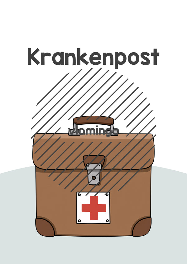 Carpeta de bajas médicas: hojas de portada y plantilla para el correo de bajas médicas