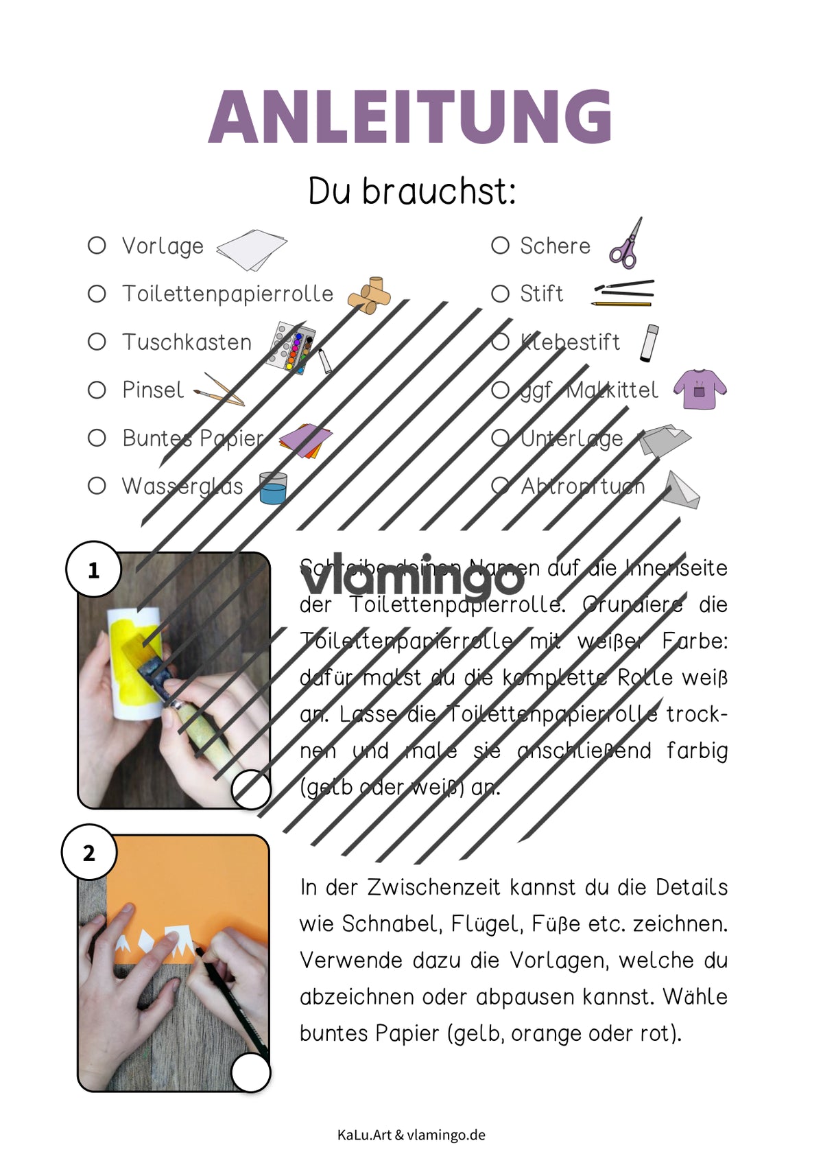 Küken: Bastelidee für die Osterzeit