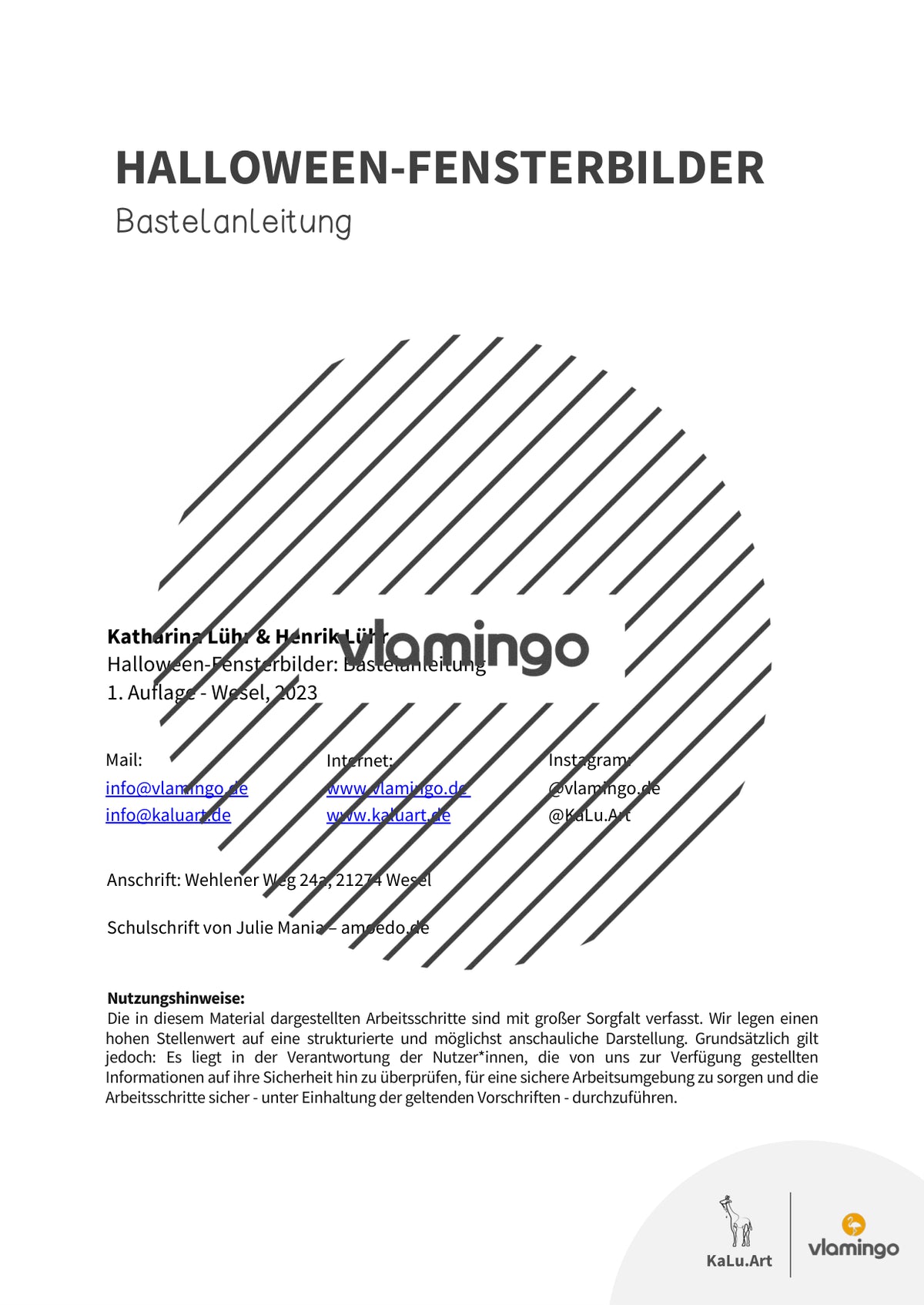 Halloween-Fensterbilder: Bastelanleitung für den Kunstunterricht (Grundschule)