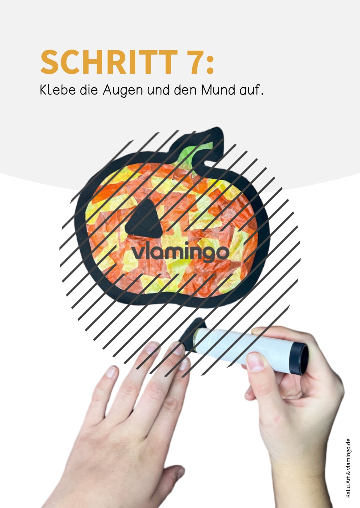 Halloween-Fensterbilder: Bastelanleitung für den Kunstunterricht (Grundschule)