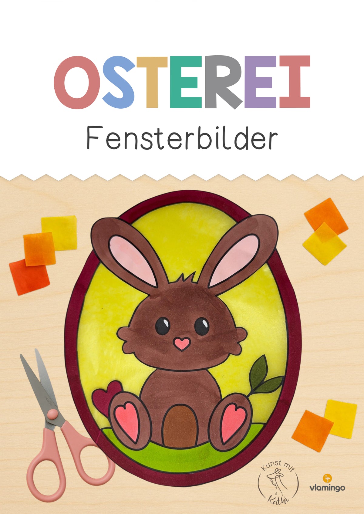 Osterei-Fensterbilder für den Kunstunterricht und den Klassenraum
