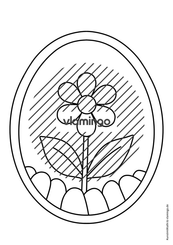 Decoraciones de ventana con huevos de Pascua para la clase de arte y el aula