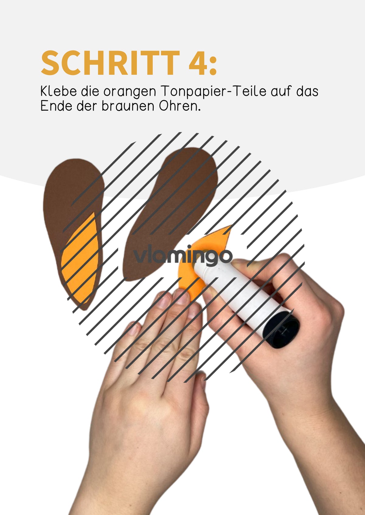 Osterhase mit Wackelohren: Bastelanleitung (Kunstprojekt)