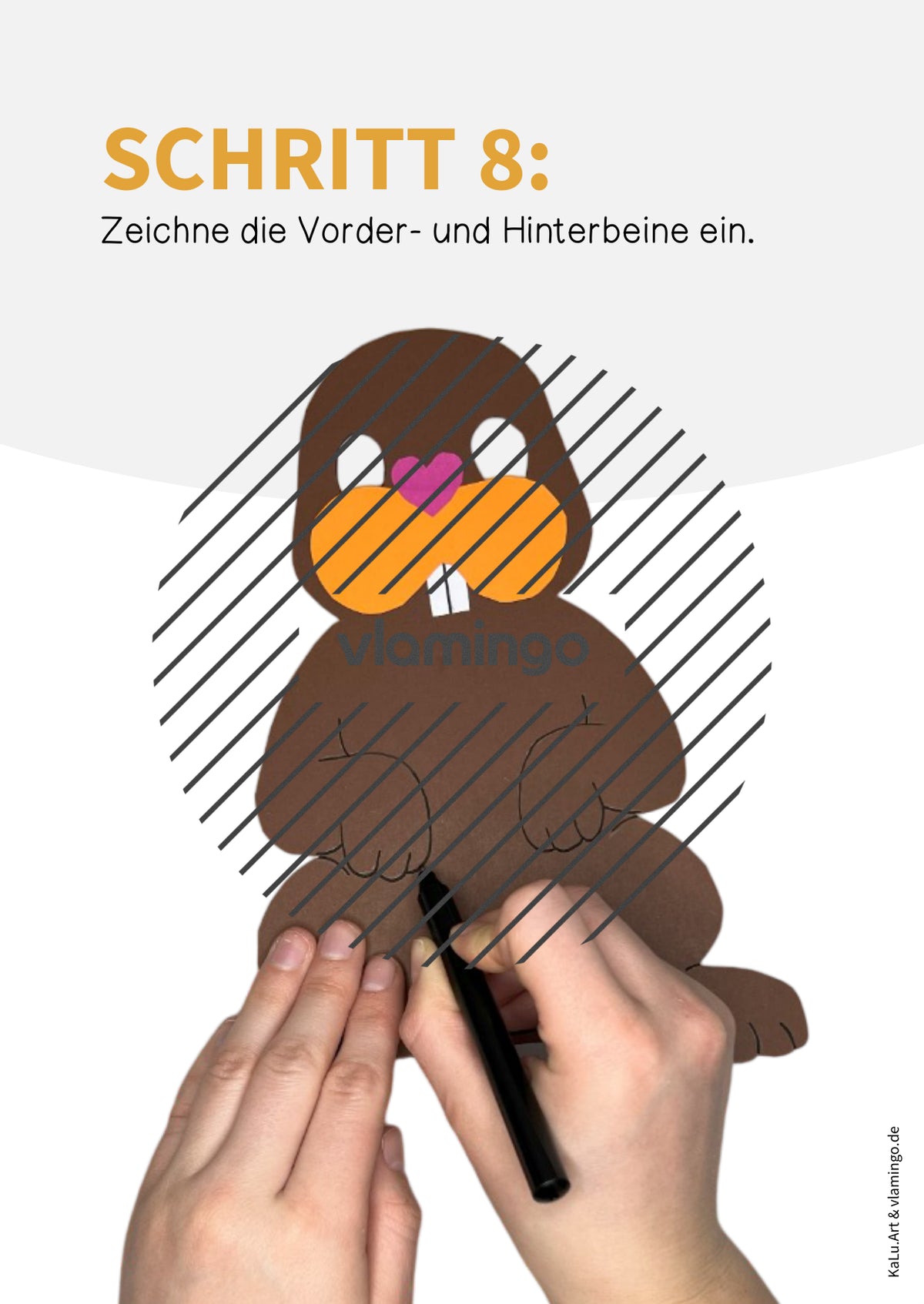 Osterhase mit Wackelohren: Bastelanleitung (Kunstprojekt)