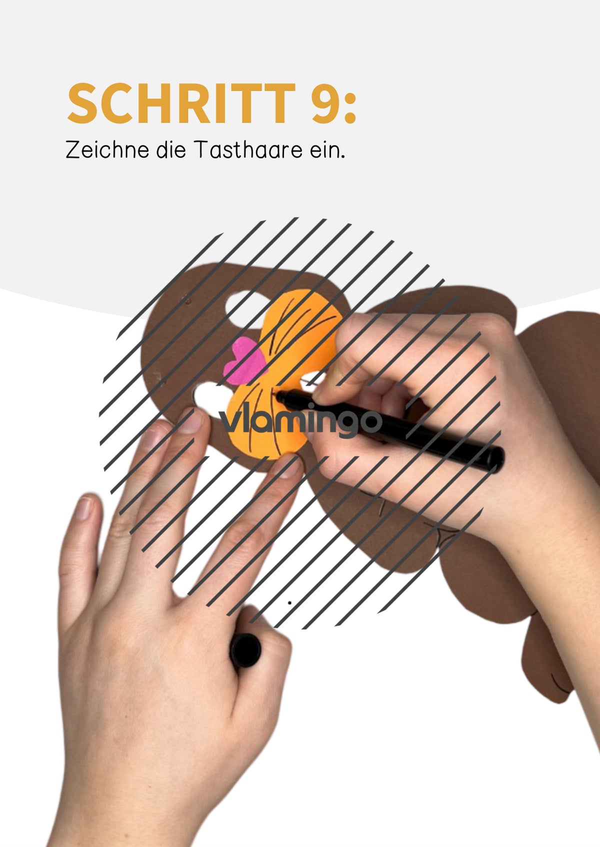 Osterhase mit Wackelohren: Bastelanleitung (Kunstprojekt)