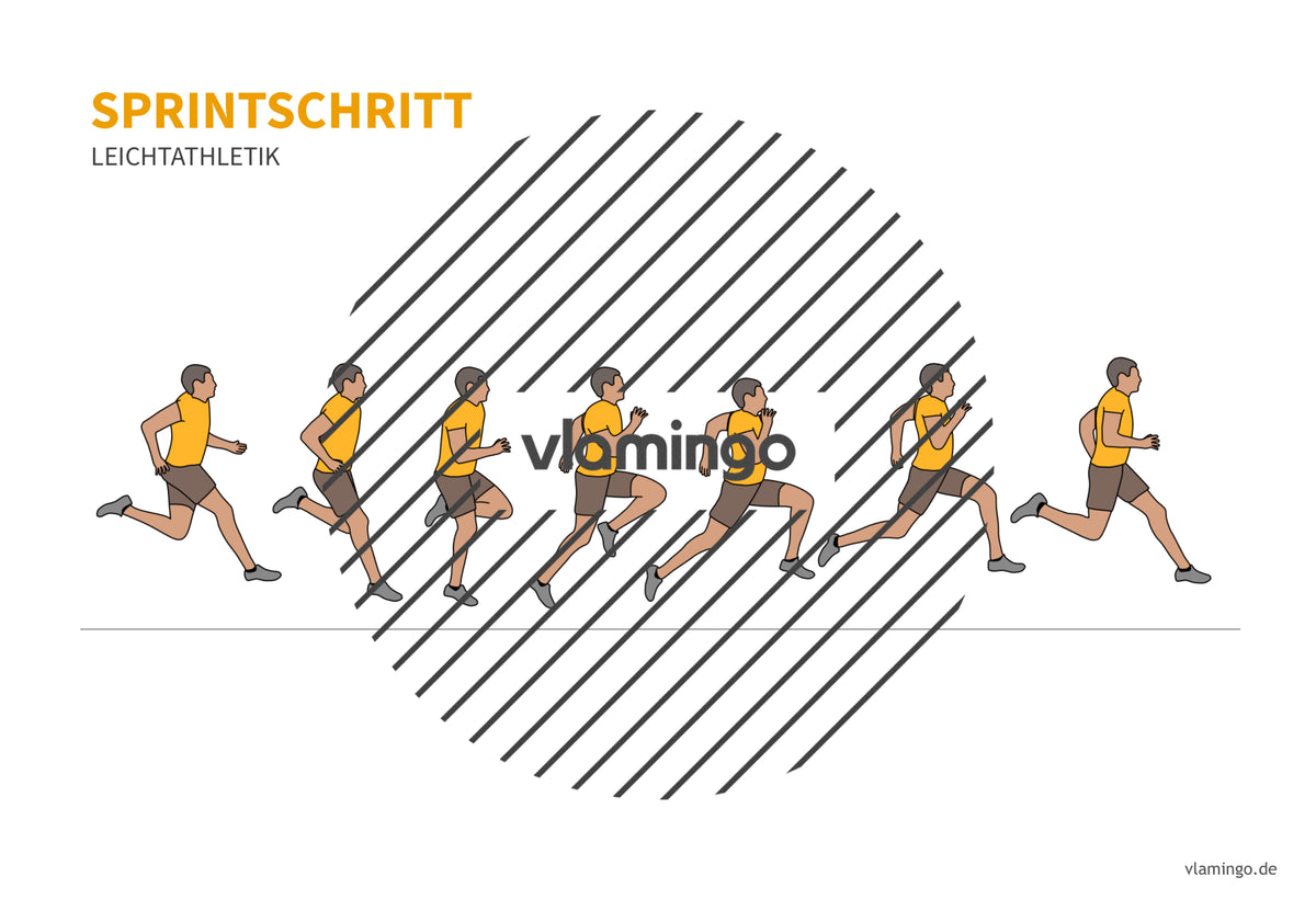 Leichtathletik: 30+ Technikkarten für den Sportunterricht & Verein