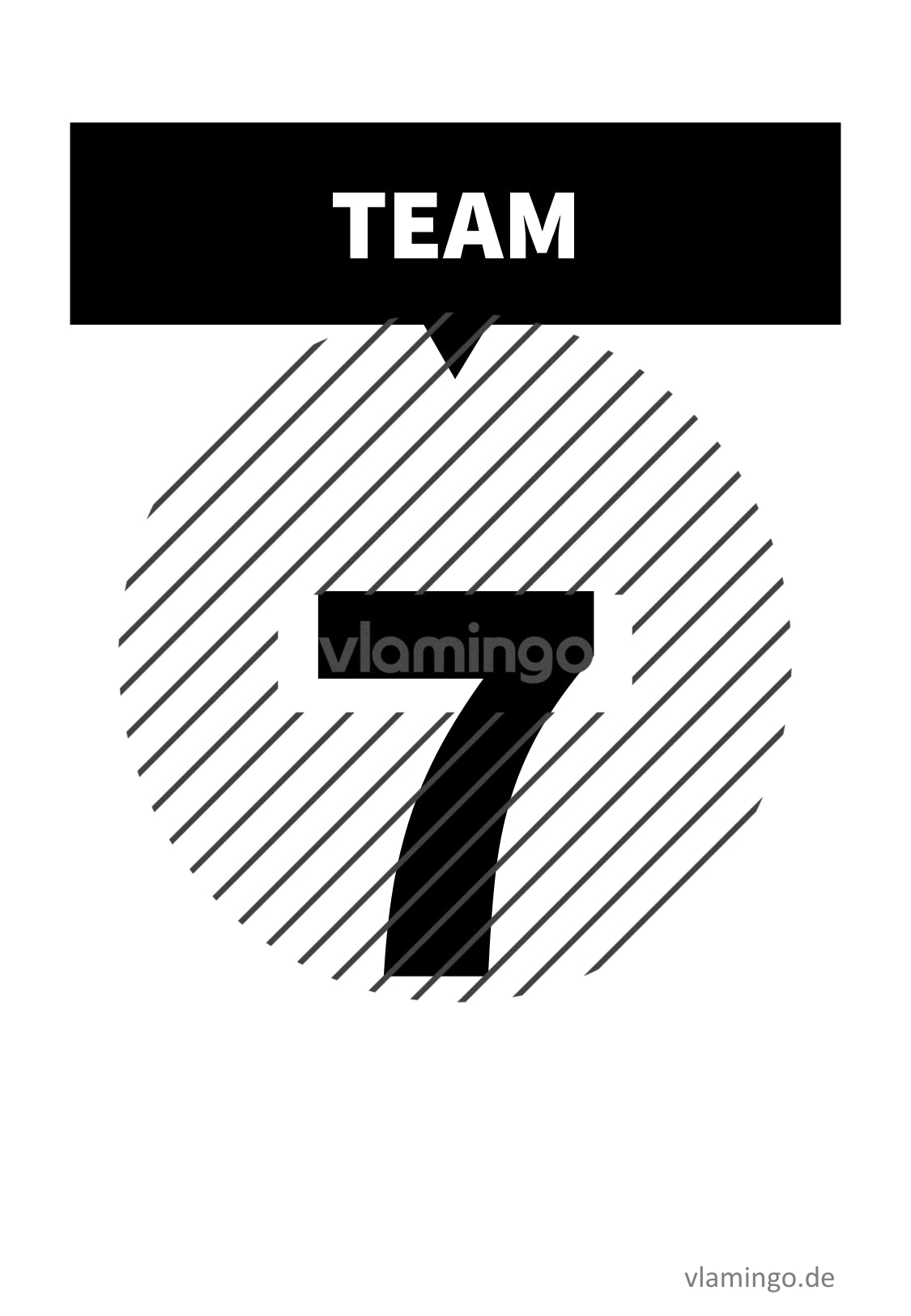 Loskarten mit Nummern zur Team-, Mannschafts- bzw. Gruppenbildung
