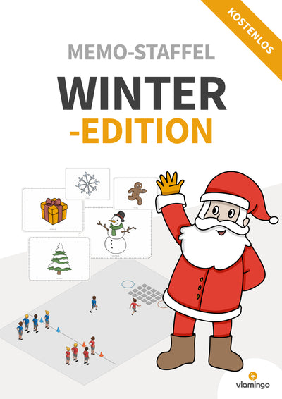 Memo-Staffel: Winter-Edition für den Sportunterricht