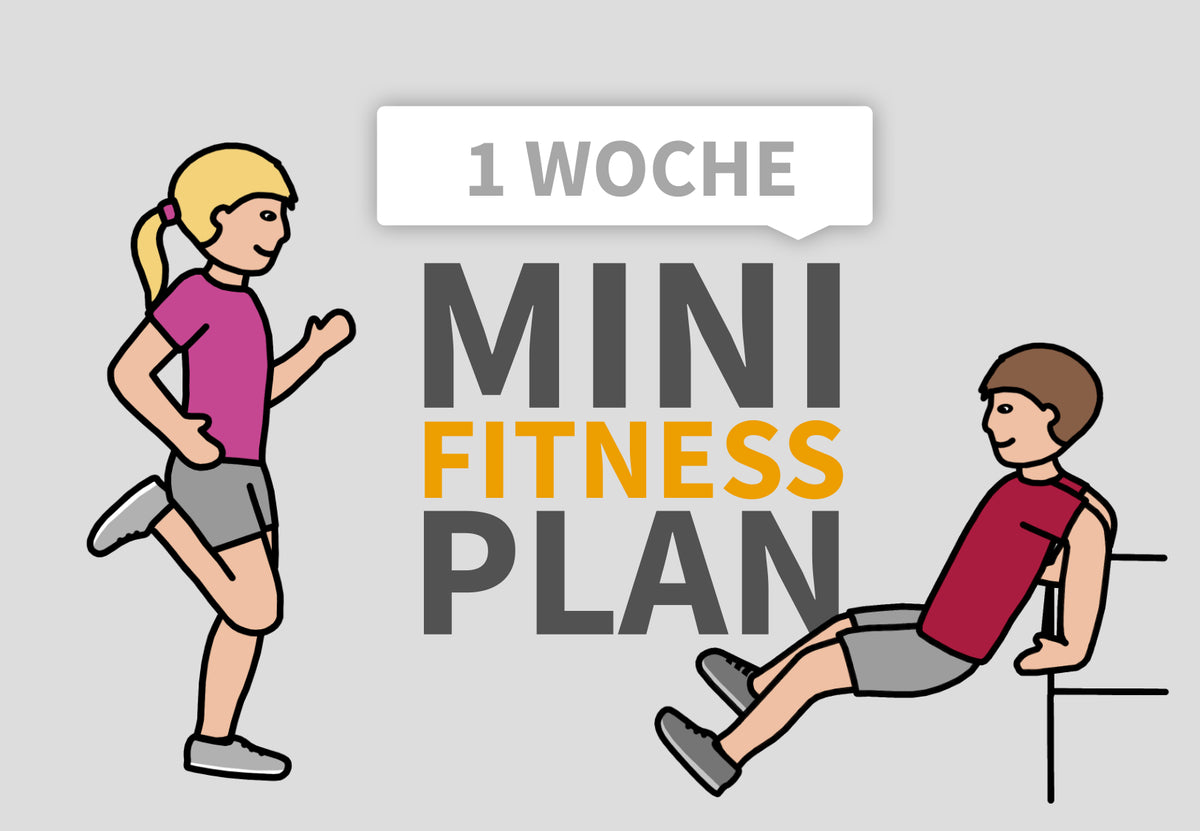 Mini-Fitness-Plan für 1 Woche (Homeschooling) - vlamingo