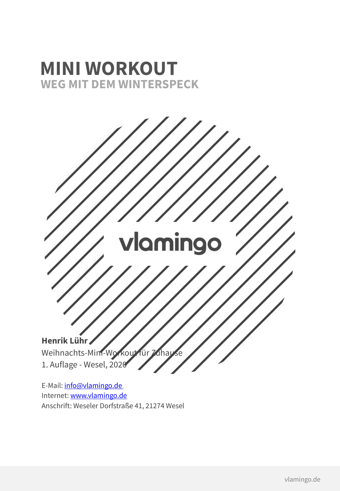 Weihnachts-Mini-Workout für zuhause & Vertretungsstunden