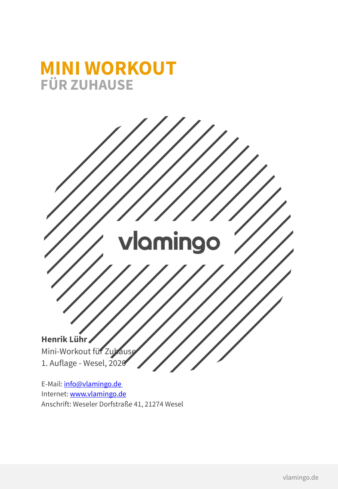 Mini-Workout für zuhause - vlamingo