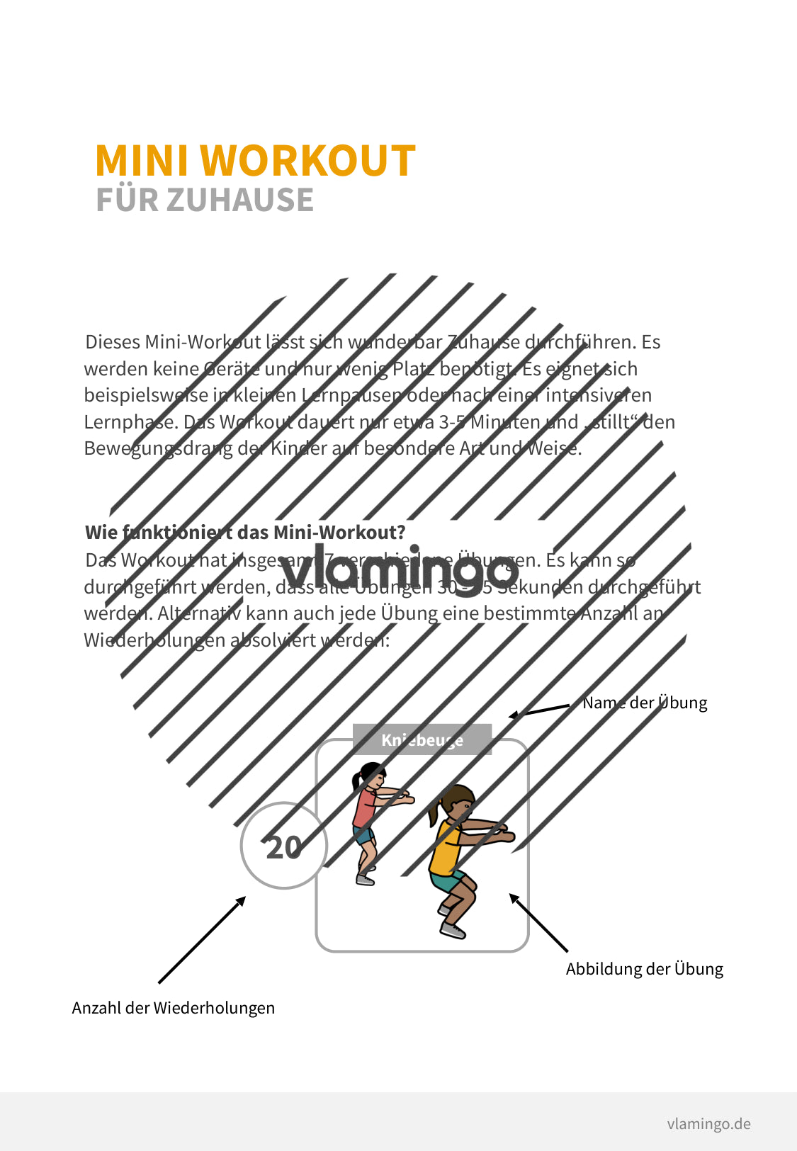 Mini-Workout für zuhause - vlamingo