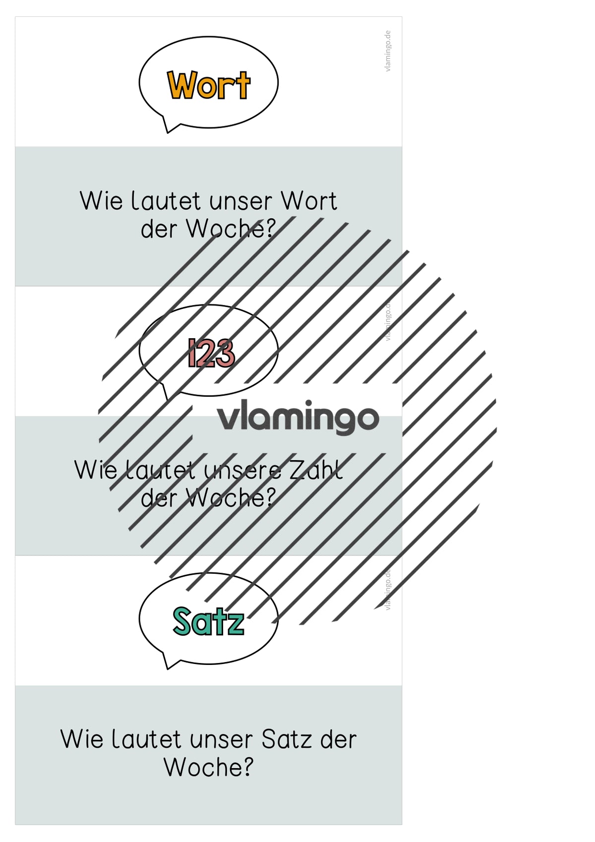 Moderationskarten für den Morgenkreis (Grundschule)