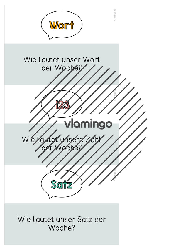 Moderationskarten für den Morgenkreis (Grundschule)